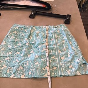 Lily Pulitzer Skort aqua/white Pelicans